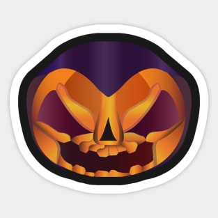 Halloween face Sticker